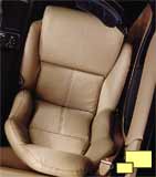 Corvette seat - 1995 brochure illustration