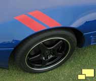 1996 Corvette front fender stripes