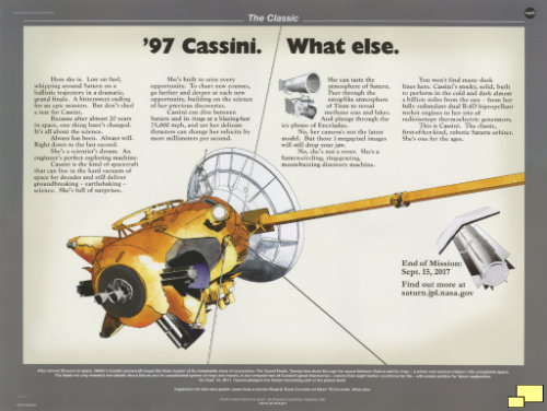 1997 Cassini JPL Poster