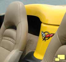 1998 Corvette interior