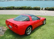 2003 Corvette in Torch Red