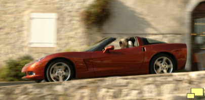 2005 Corvette C6 Coupe in Monterey Red