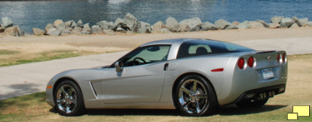 2007 Corvette C6 Coupe in Machine Silver