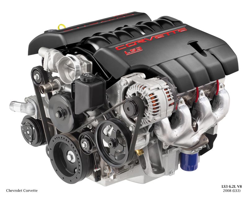 2008 Corvette LS3 engine