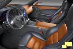 2008 Corvette interior