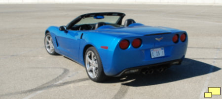 2009 Corvette Convertible in Jetstream Blue