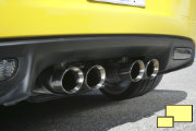 2009 Corvette ZR-1 in Velocity Yellow - Tailpipes