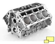 2009 Corvette ZR1 LS9 engine block