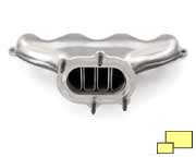Corvette ZR1 stainless steel exhaust manifold