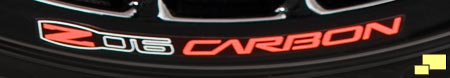 2011 Corvette Z06 Carbon Limited Edition wheel emblem