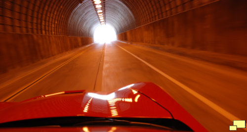 2014 C7 Corvette In Tunnel