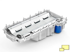 2014 Corvette C7 engine oil pan and windage tray