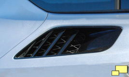 2014 Corvette coupe rear fender