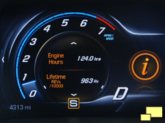 2014 Chevrolet Corvette mode select switch