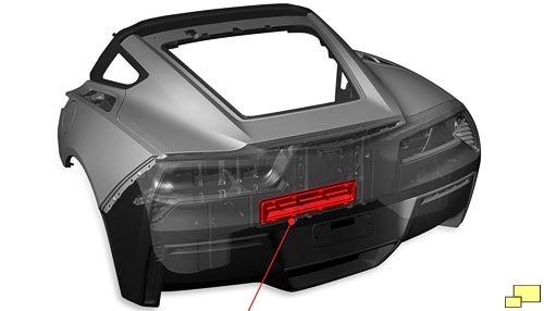 2014 Corvette trunk vent, smart wire activated