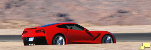 2014 Corvette C7 in Torch Red