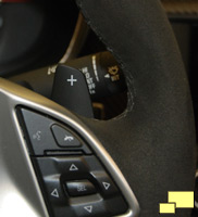 2015 Corvette Z06 eight speed automatic transmission upshift paddle