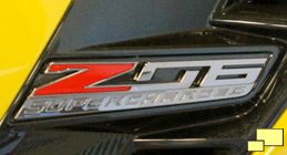 2015 Chevrolet Corvette Z06 Supercharged emblem