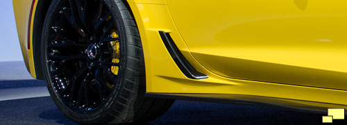 2015 Corvette Z06 rear brake cooling intake
