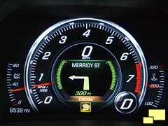 2016 Chevrolet Corvette C7 Driver Information Center Navigation