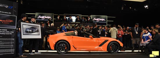First VIN ZR1 Sold at Barrett-Jackson Charity Auction