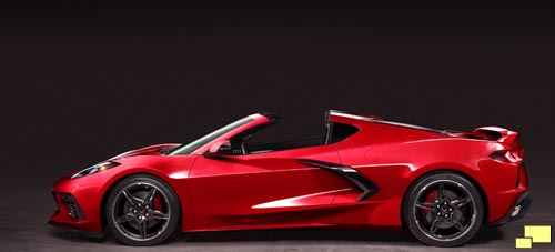 2020 Chevrolet Corvette C8 Stingray Targa Roof Off