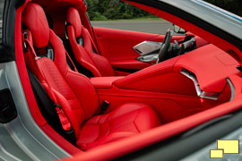 2023 Chevrolet Corvette Z06 Interior Adrenaline Red