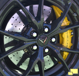 2025 Corvette ZR1 Front Brakes with Carbon Ceramic Rotors