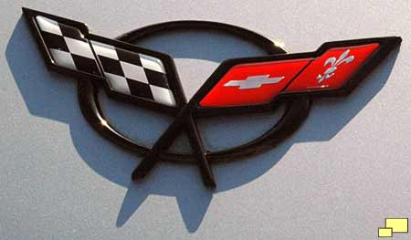 1997 Corvette front hood emblem