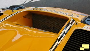 C5 Corvette race car radiator outlet