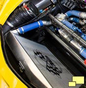 C6 Corvette race car radiator