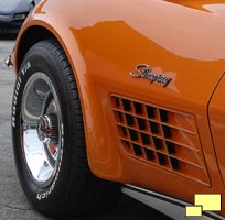 1970 Corvette front wheel flare