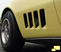 1968 Corvette front wheel flare