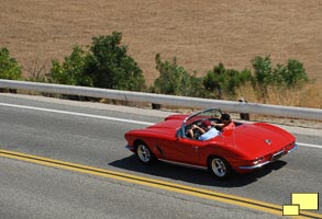 1962 Corvette, in Roman Red