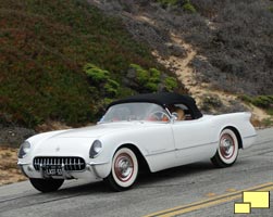 Last 1953 Corvette on Pacific Coast Highway