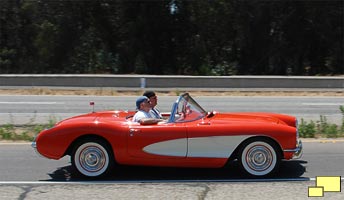 1956 Corvette in Venetian Red