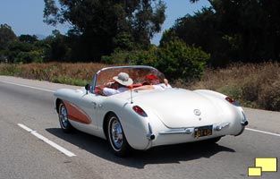 1956 Corvette in Polo White