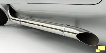 1959 Sting Ray Racer side pipe detail
