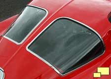 Corvette rear window