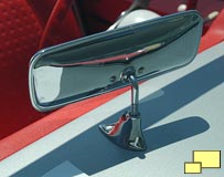 1956 Corvette interior rear view mirror