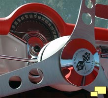 1957 Corvette Instruments, Steering Wheel Center