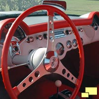 1957 Corvette Instruments, Steering Wheel