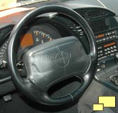 Two spoke 1994 through 1996 Corvette steering wheel