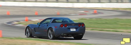 2011 Chevrolet Corvette Z06 at home: On a racetrack