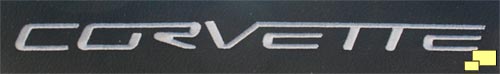 2011 Chevrolet Corvette Z06 glove box emblem
