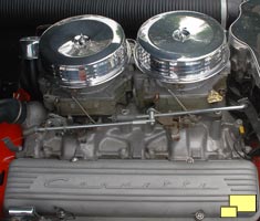 197 Corvette Dual Quad Carburetors