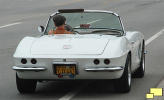 1962 Corvette, in Ermine White