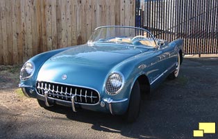 1954 Corvette in Pennant Blue