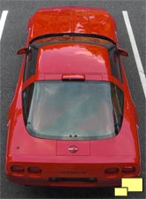 Corvette ZR-1 Rear Top View