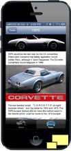 Corvette Spotter App for the iPhone - 1975
